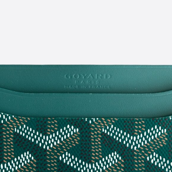 Goyard Green Saint Sulpice Card Holder - Picture 3 of 3